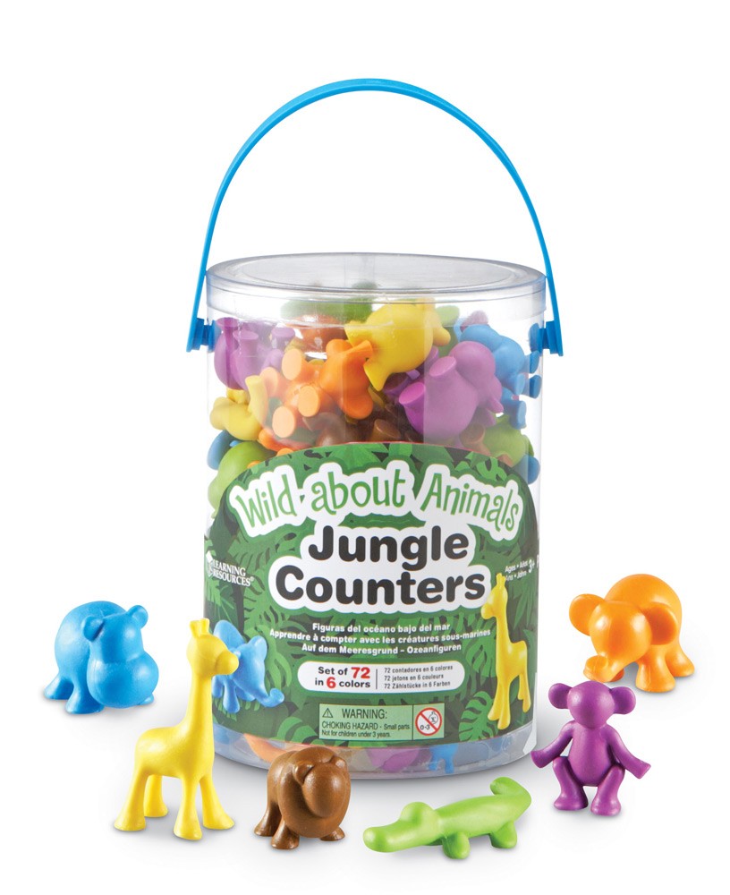 JUNGLE COUNTERS - TUB OF 72