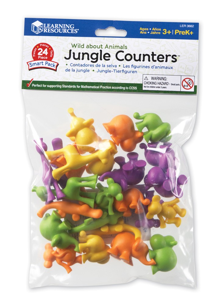JUNGLE COUNTERS - BAG OF 24