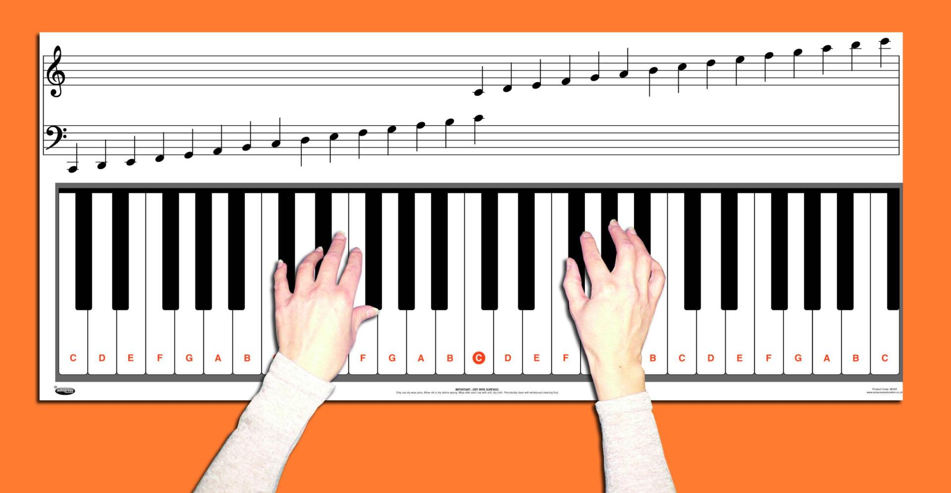 piano keyboard notes