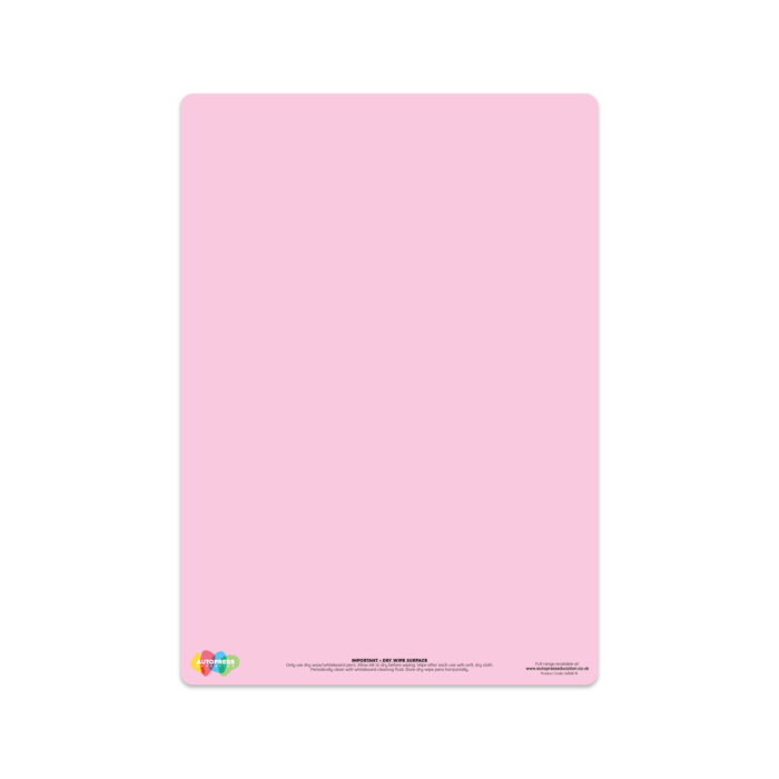 Pink tinted letter formation mat - Image 2