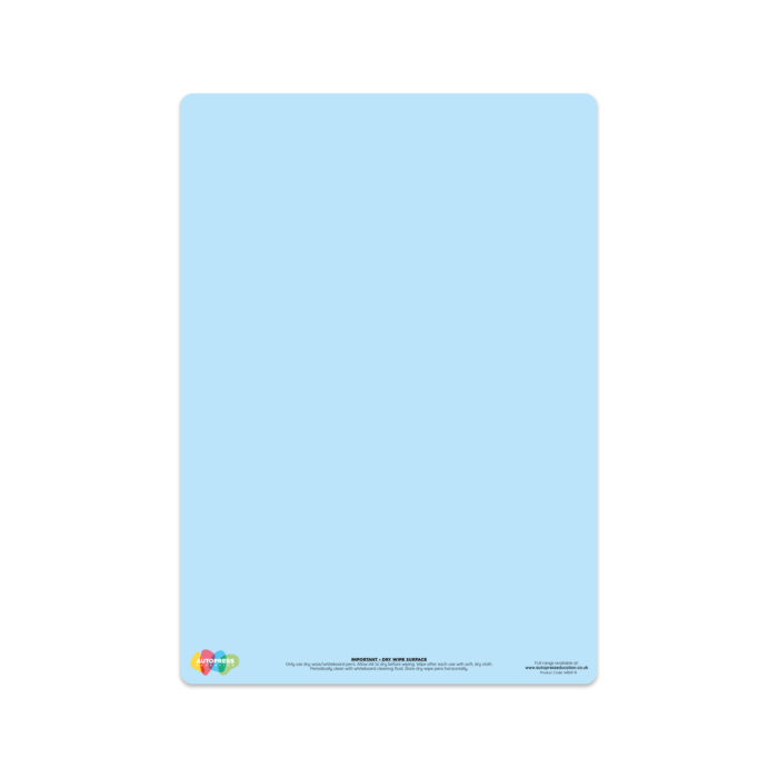 Blue tinted letter formation mat. - Image 2