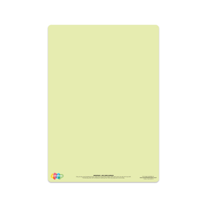 Green tinted letter formation mat - Image 2