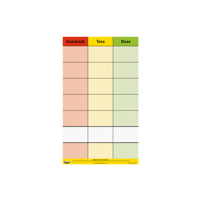 Child's Medium Place Value Calculation - HTO